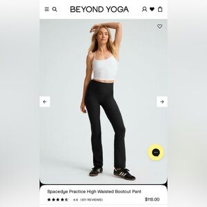 Beyond Yoga Black Flare Pants